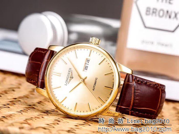 LONGINES浪琴 經典大三針 全自動機械 精品男士腕表 WSS1085